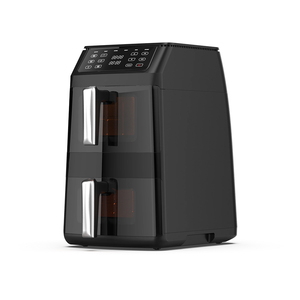 Friteuse à air moderne à double panier 5,5L+5,5L, sans huile, antiadhésive, avec contrôle tactile et écran LED, multifonction : cuire, rôtir, griller - Product Image 2