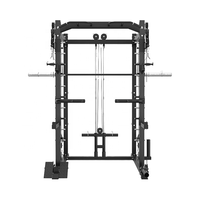 Ventes directes usine OEM : Station multifonction Smith en acier de haute qualité pour usage commercial et domestique, équipement de musculation avec banc