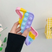 Coque de téléphone portable anti-choc, anti-pression, anti-chute, à bulles, en silicone, pour FD