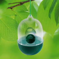 Piège à guêpes de jardin en plastique suspendu réutilisable antiparasitaire extérieur pour piéger les guêpes frelons mouches et insectes