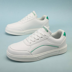 รองเท้าผ้าใบแฟชั่นใหม่ สปริง/ซัมเมอร์ สีขาว สวมใส่สบาย รองเท้าผู้หญิง พื้นเรียบ สไตล์เรโทร พื้นหนา ดีไซน์เนอร์ รองเท้าลำลอง ผู้หญิง ผู้ชาย - Product Image 5