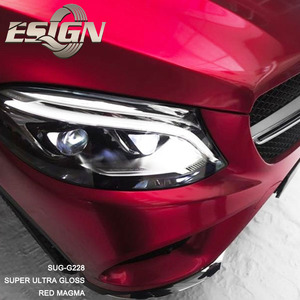 Siêu siêu bóng màu đỏ Magma Vinyl kết thúc tốt đẹp bề mặt màng bảo vệ xe dán - Product Image 4