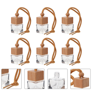 Nhà Máy Bán Buôn Xe Làm Mát Không Khí Treo Chai Xe Gương Nước Hoa Chai Mặt Dây Chuyền Hương Thơm Dầu Nạp Lại Trang Trí Xe Người Yêu - Product Image 2