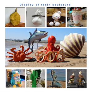 Statue Giganti in Resina e Fibra di Vetro a Tema Animali Marini (Alghe, Conchiglie, Conche, Pesci) per Noleggio Eventi e Decorazioni All'ingrosso - Product Image 6