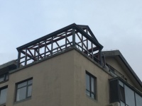 LIANGKE - Diseño de Techo Plano Impermeable y Ecológico para Terraza Acristalada Moderna de Aluminio Personalizada, con Doble Vidrio Templado Low-E, Ahorro de Energía, Garantía de 2 Años