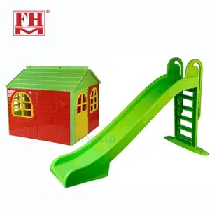 Al aire libre de diapositivas de plástico para niños de los niños juego de diapositivas de plástico de diapositivas patio juguete molde/molde
