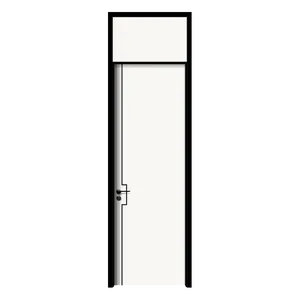 Fornecedor Chinês Cor Branca 2050*710mm Polímero Quarto Porta Pintura Completa Porta Wpc Portas