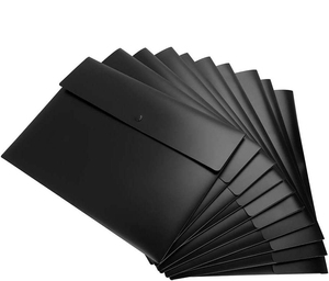 Bestseller Buste Portadocumenti Impermeabili in Plastica con Bottone a Pressione, Formato <span class=keywords><strong>A4</strong></span>, Buste in Plastica Trasparente - Product Image 2