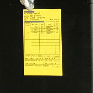 Motor de Husillo Fa-nuc A06B-1406-B103 100% Original, Nuevo - Product Image 2