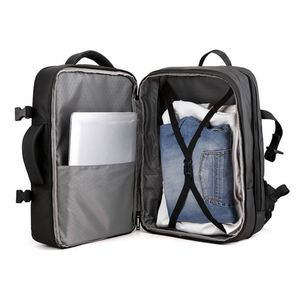 Travel <b>Backpack</b> <b>Large</b> <b>Capacity</b> Expandable USB Charging Anti Theft Smart Business Laptop Bagpack Business <b>Backpack</b> - Product Image 6