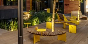 Vincentaa Urban Furniture Park Bancs d'extérieur <span class=keywords><strong>Banc</strong></span> d'<span class=keywords><strong>arbre</strong></span> rond Fournisseur <span class=keywords><strong>Banc</strong></span> de <span class=keywords><strong>rue</strong></span> - Product Image 4