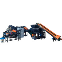 Granulateur de câbles en cuivre haute puissance V-S35 avec séparation magnétique et pré-broyage 600-800 kg/h