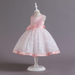 <span class=keywords><strong>Robe</strong></span> <span class=keywords><strong>de</strong></span> baptême pour bébé fille, <span class=keywords><strong>robe</strong></span> <span class=keywords><strong>de</strong></span> fête <span class=keywords><strong>de</strong></span> mariage pour enfants, <span class=keywords><strong>robe</strong></span> <span class=keywords><strong>de</strong></span> baptême <span class=keywords><strong>en</strong></span> <span class=keywords><strong>tulle</strong></span> à nœud et perles, vêtements d'anniversaire pour enfants - Product Image 4