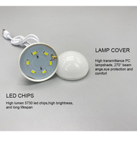 Inrerface – lanterne LED rechargeable USB 5V, lampe de Camping Portable, Mini ampoule à économie d'énergie, ampoule de camping de pique-nique en plein air