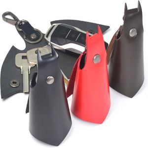 Expédition rapide Porte-clés chauve-souris en cuir pour clés de voiture, étui en cuir PU, porte-clés, cadeau d'Halloween pour femmes et hommes, livraison rapide - Product Image 6