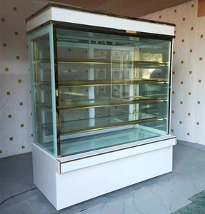 220V dọc cupcake bánh <span class=keywords><strong>Showcase</strong></span> nhiệt độ duy nhất Thiết bị làm lạnh Led tủ đông tủ lạnh cho bánh hiển thị làm mát - Product Image 1