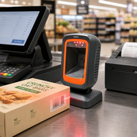 Lecteur de codes-barres 2D omnidirectionnel DYscan, capteur CMOS de bureau, interface USB/COM, garantie 1 an, lecteur de codes QR pour passeport