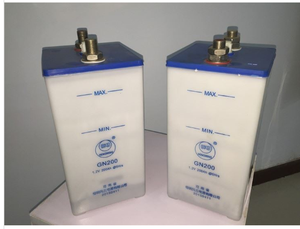 GN200 KL200P <span class=keywords><strong>1.2</strong></span>โวลต์200AH @ 5hrs การจัดเก็บแบตเตอรี่นิกเกิลแคดเมียมแบตเตอรี่สำหรับ UPS - Product Image 3