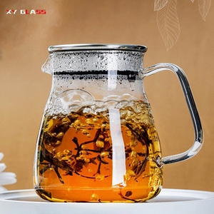 Classical Customized Capacity Brief Design Borosilicate Cooking <strong>Glass</strong> <strong>Teapot</strong> - Product Image 2