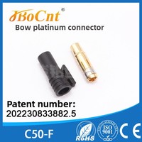 Connecteur de batterie pour véhicule électrique Platinum C50 Large EV 50A 600V IP65 avec borne en cuivre de qualité supérieure pour batterie au lithium