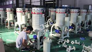 Yixi JEC Platingfilter met magnetische aandrijfpomp |   Chemisch oplossingsfiltratie- en spoelwaterrecycling systeem - Product Image 5