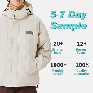 Chaqueta de plumón de hombre de alta calidad de lujo con aislamiento térmico y capucha de plumón de pato blanco a la moda de invierno al por mayor personalizada - Product Image 2