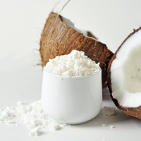 Pure kokosmelk & fruitextract poeder, fijne kwaliteit, instant voedsel, 1kg minimale bestelhoeveelheid, verpakking in kunststof container/trommel