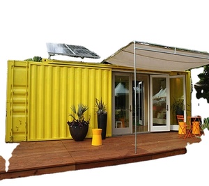 Mini auvent de jardin extérieur wpc, pack plat imperméable, pelouse de stockage en <span class=keywords><strong>bois</strong></span> et métal, <span class=keywords><strong>maison</strong></span> de construction, chine 2 chambres préfabriquées - Product Image 1