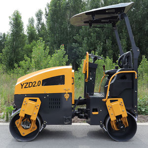 รถบดถนนเครื่องยนต์ดีเซลขนาด 1 ตัน 2 ตัน 2.5 ตัน เครื่องจักรก่อสร้าง เครื่องบดอัดดินแบบสั่นสะเทือน - Product Image 3