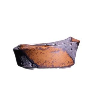 Maceta ovalada hecha a mano para bonsái, de arcilla púrpura cocida al fuego, estilo antiguo, creativa, con diseño de cara de león. - Product Image 5