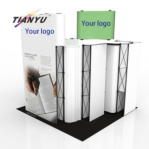 3x3 м портативный складной на заказ ПВХ Магнитный всплывающий магазин Киоск Стенд со стойкой с логотипом - Product Image 3