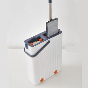Juego de Mopa Plana con Cubeta, Mopa Absorbente <span class=keywords><strong>para</strong></span> Limpieza del Hogar, Juego de Cubeta y Mopa - Product Image 1