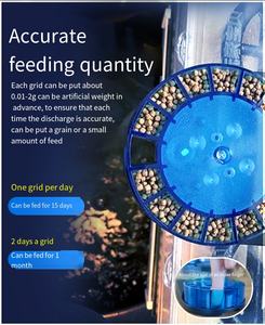 Automatische visvoeder voor binnen, met timer, voor goudvissen, garnalen, koi's en andere vissen, kwantitatieve voeder, USB-aangedreven, voorbeeld - Product Image 3