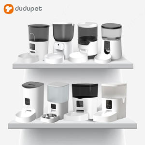 Distributeur automatique intelligent de nourriture pour animaux de compagnie Dudu avec contrôle par application Wi-Fi, grande capacité, double bol pour chiens et chats - Product Image 2