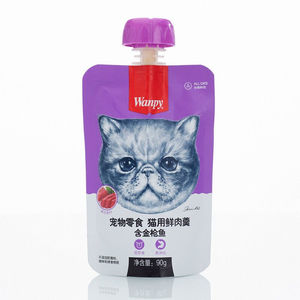 Friandises humides pour chats Wanpy - Collation nutritive riche en protéines, sans céréales, avec de la viande pour la santé de la peau et du pelage - Product Image 6