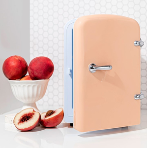 Fabriek Direct <span class=keywords><strong>Retro</strong></span> Klassieke Mini Koelkast Auto Koelkast 4L Draagbare Slanke Vorm Cosmetische Frid - Product Image 2