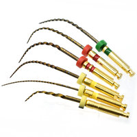 Instrumento dental SC-pro, limas doradas endodoncia Endodoncia de 25mm, herramienta dental de activación por calor