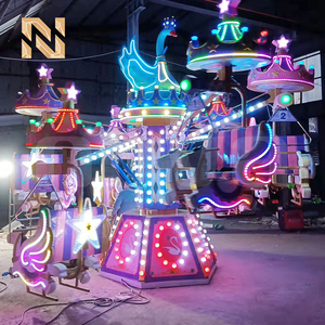 Manèges Romantiques Nova Rides <span class=keywords><strong>pour</strong></span> Parcs d'Attractions Extérieurs : Jeux Familiaux en Forme d'<span class=keywords><strong>Avion</strong></span>, Vélo Cygne, Vélo Aérien en Fibre de Verre et Acier <span class=keywords><strong>pour</strong></span> Chasser les Rêves - Product Image 3