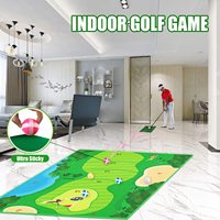 Tapis d'entraînement intérieur/extérieur pour le golf, tapis de pratique pour adultes et enfants, ensemble de jeu pour la cour