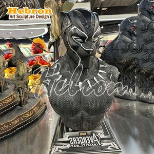 Buste de Panthère Noire <span class=keywords><strong>Avengers</strong></span> de haute qualité en résine GK, écologique, sculpté à la main, cadeau, ornement de collection pour bar - Product Image 5