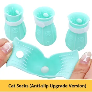 Cubiertas multifuncionales antiarañazos <span class=keywords><strong>para</strong></span> pies de gato, zapatos/botas <span class=keywords><strong>para</strong></span> inyectar medicamentos <span class=keywords><strong>para</strong></span> <span class=keywords><strong>Baño</strong></span> de mascotas - Product Image 6