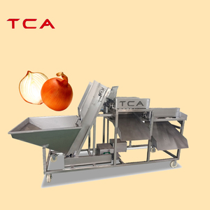 TCA tự động công nghiệp hành tây lột và cắt gốc máy khoai tây hành tây Máy cắt - Product Image 4