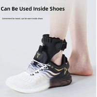 Orthèse réglable en plastique pour le soutien du pied, correcteur de pied tombant, repose-pieds d'inversion/eversion, fixation de la cheville, pour AVC et hémiplégie