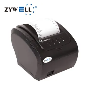 ZYWELL sistema pos 80mm impressora térmica bilhete fila ZY307Q restaurante banco parque filas impressora