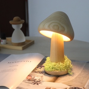 <span class=keywords><strong>USB</strong></span> sạc 3D bảng đèn bằng gỗ LED ánh sáng ban đêm nấm đèn cho trang trí nội thất dropshipping bán buôn cửa đến cửa - Product Image 2