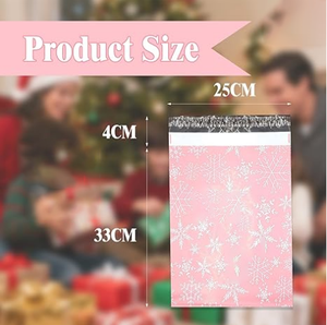 Enveloppe d'expédition pour petites entreprises, sac à ordures auto-adhésif rose en plastique polyéthylène pour emballage de cadeaux - Product Image 5