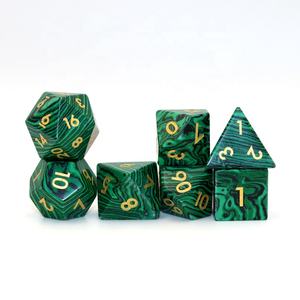 ชุดลูกเต๋า16มม. หลากสี Rpg,ลูกเต๋าพลอยเทียม Dnd Dnd RPG เกมกระดานพลอยสีแบบกำหนดเองบรรจุโลโก้ลูกค้าได้ - Product Image 3