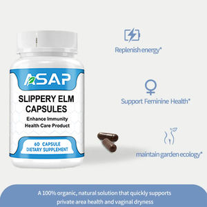 Supplément OEM en poudre d'extrait d'écorce d'orme glissante Capsules d'humidité de l'orme glissant - Product Image 2