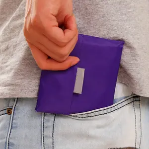 Wieder verwendbare faltbare Nylon-Einkaufstasche mit Beutel, umwelt freundliche Poly-Tasche, kunden spezifisches Logo