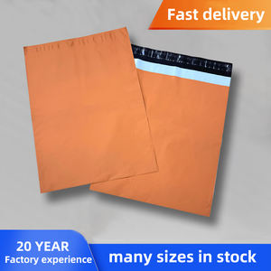 Sobres pequeños de naranja mate de 10x13 pulgadas, sobre de embalaje de envío de polietileno, bolsa postal de mensajería para ropa - Product Image 3